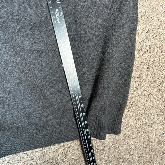 Orvis Lambswool Sweater Men's XL Multi Colored Scarf Neck With Button‎ - Picture 6 of 8